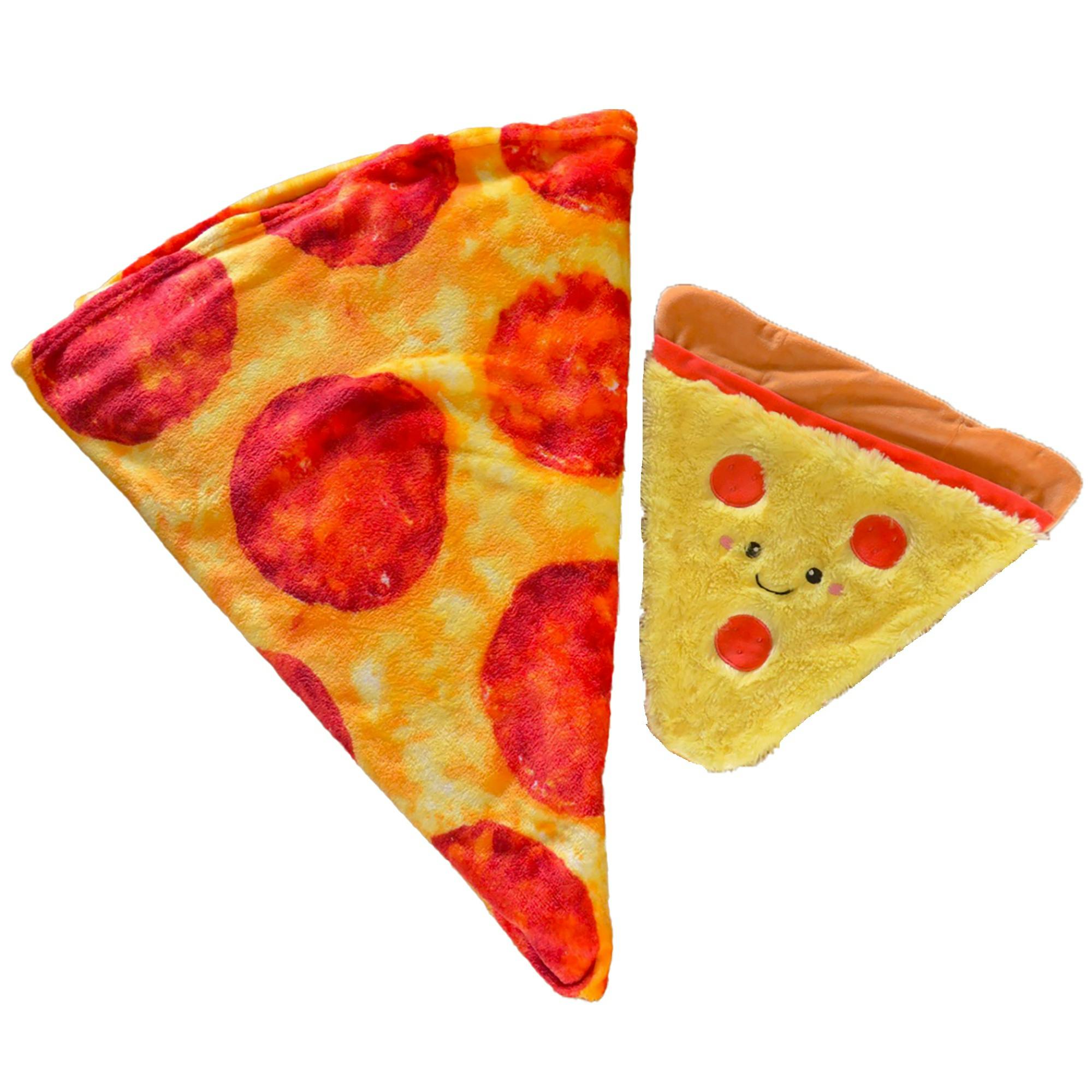 Blanket & Pillow Set: Wrap-A-Roni Pizza