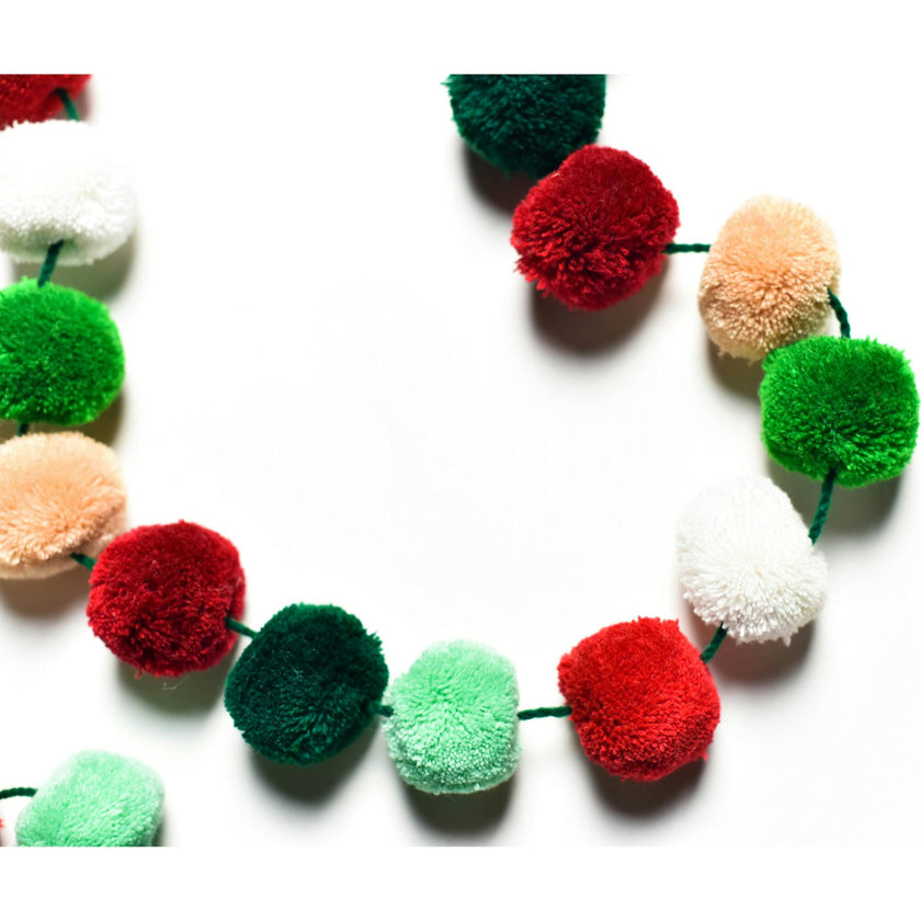 Christmas in the Village Pom Pom Garland