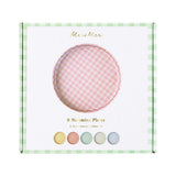 Gingham Reusable Small Plates