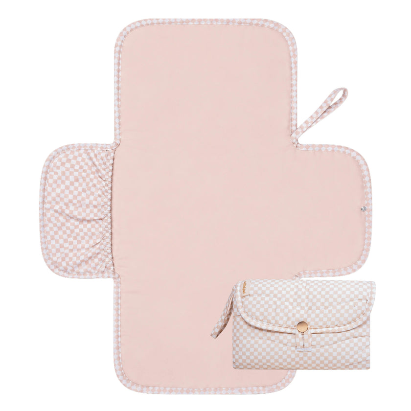 Portable Mini Maven Changing Clutch | Check, Powder | Toddlekind