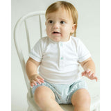 Linen Diaper Cover - Lt.Blue Striped