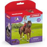 Schleich Club: Hannah & Cayenne - & Rider Figurine Playset