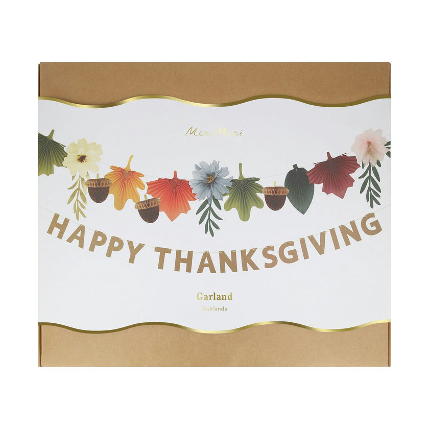 Happy Thanksgiving Garland Set
