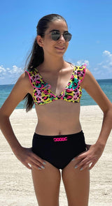 Verona Animal Print Sleeveless Two-Piece Bikini