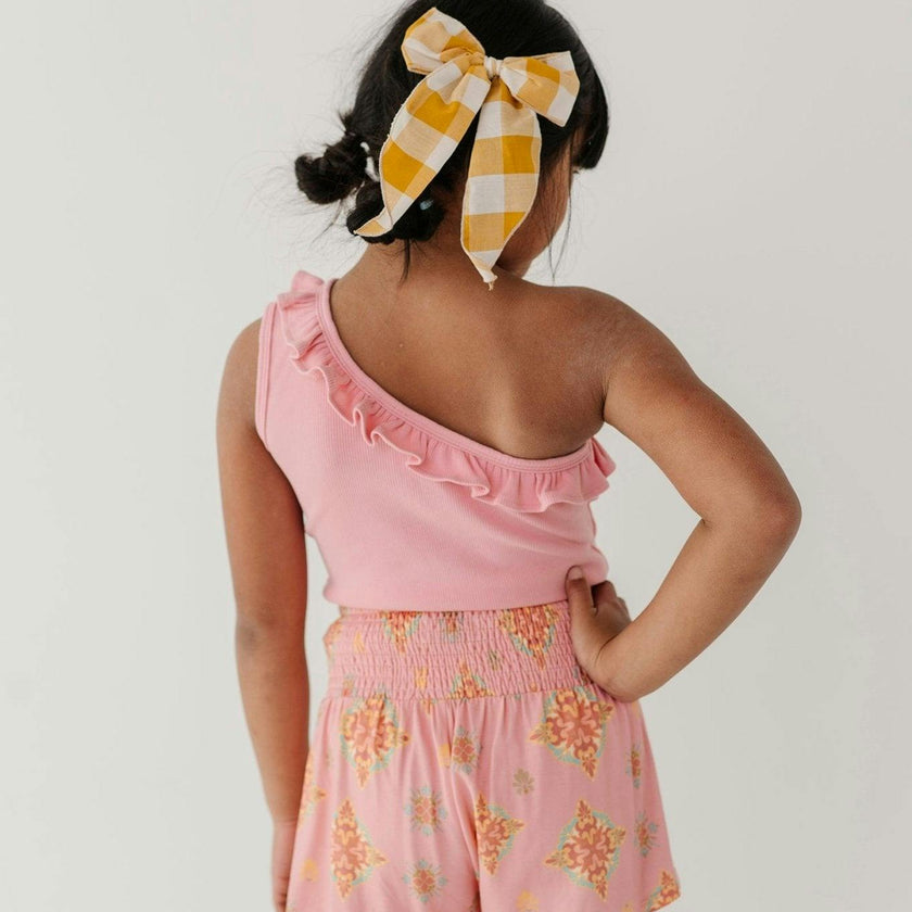 One-Shoulder Ribbed Tank
