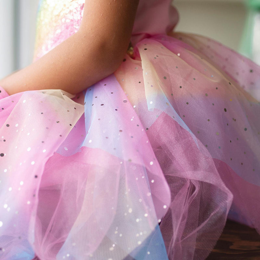 Rainbow Fairy Dress & Wings