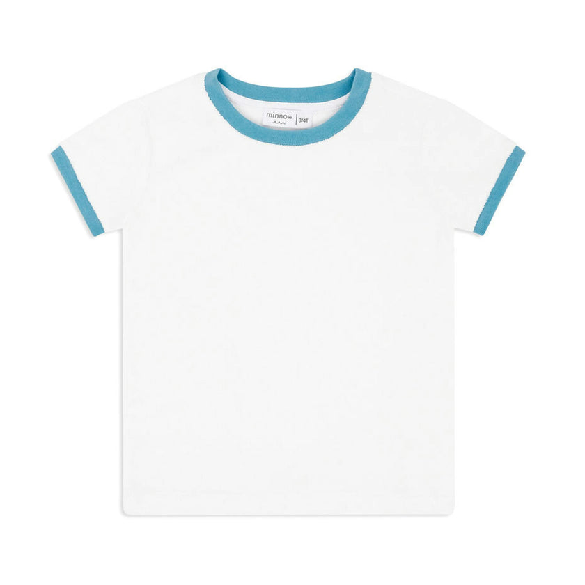unisex harbor mist french terry ringer tee