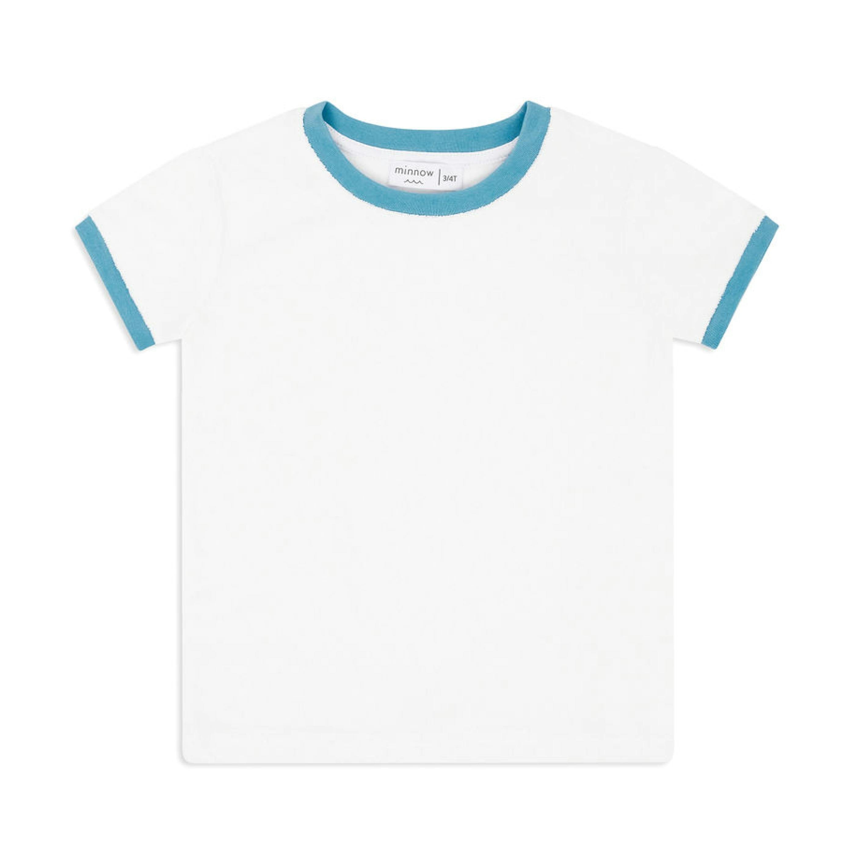 unisex harbor mist french terry ringer tee