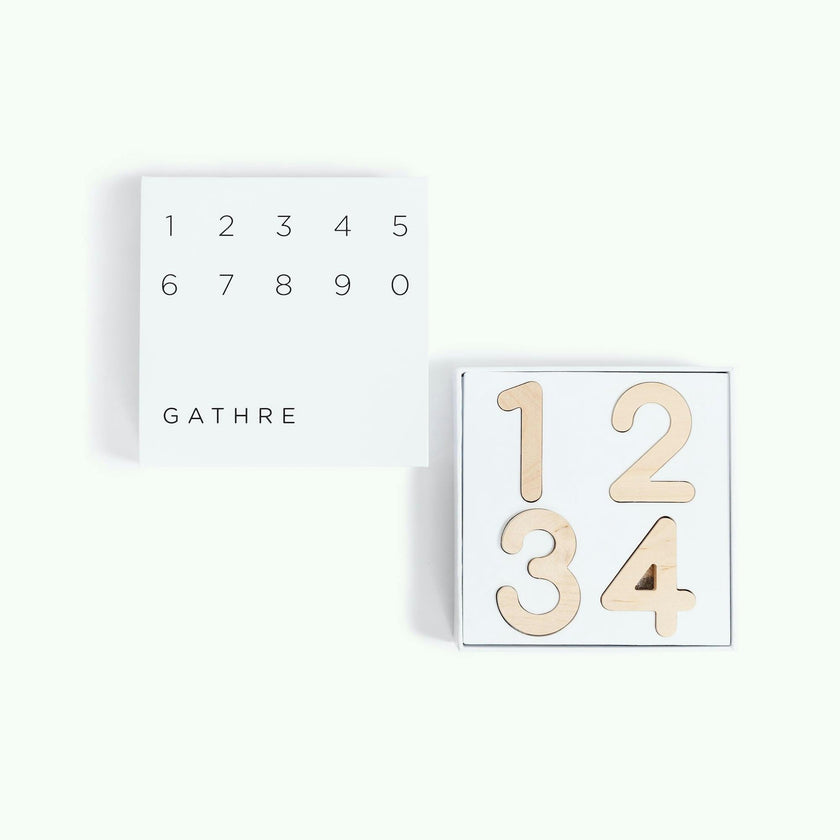 Wooden Numbers