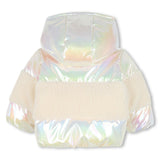 Quilted hooded puffer jacket
