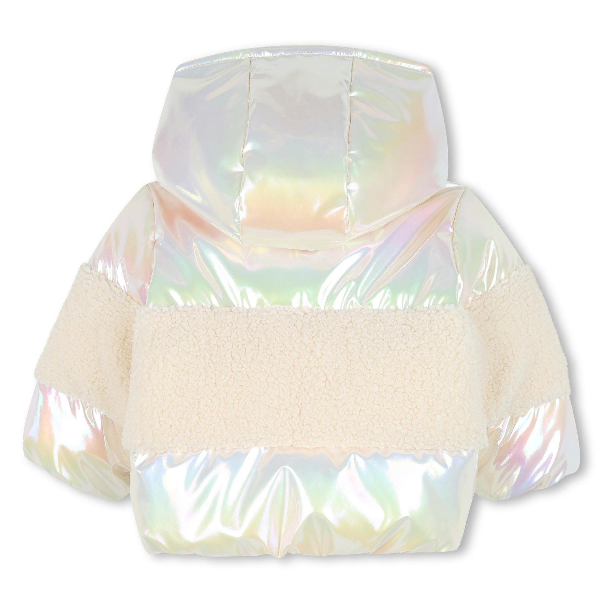 Quilted hooded puffer jacket