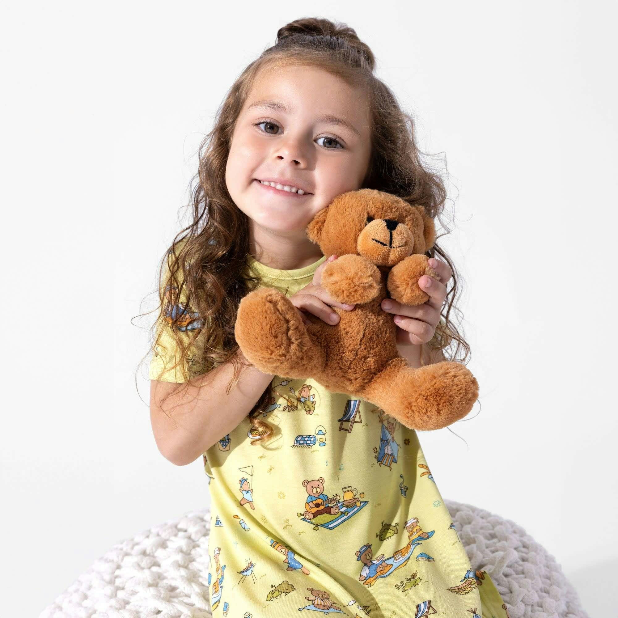 Teddy Picnic Girls' Short Sleeve Dress