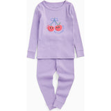 Cherry Ribbed Pajama Set