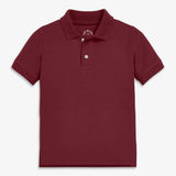 Kids short sleeve pique polo
