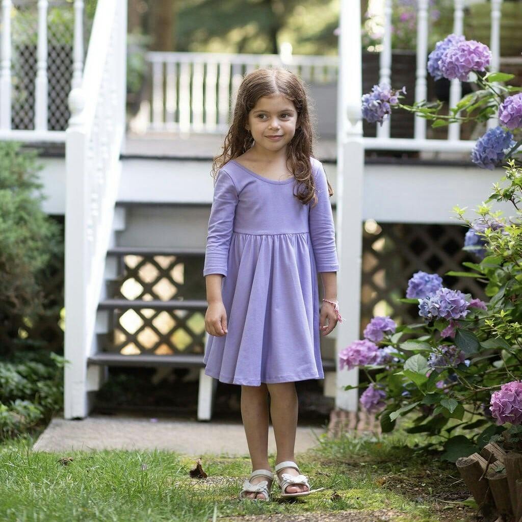 Twirly Dress in Purple
