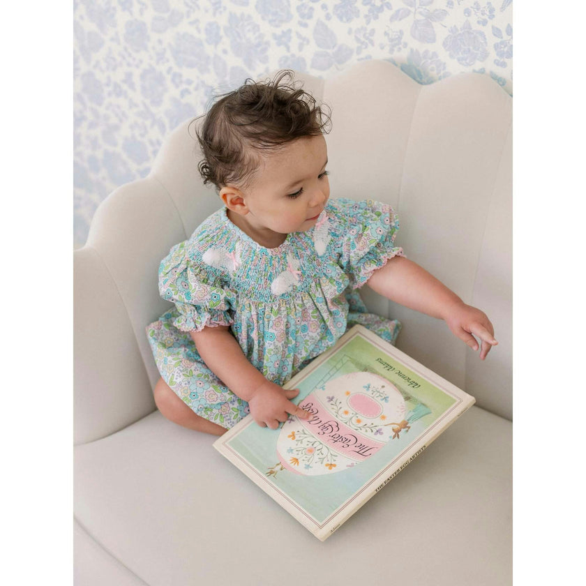 Polly Bunny Smocked Bubble