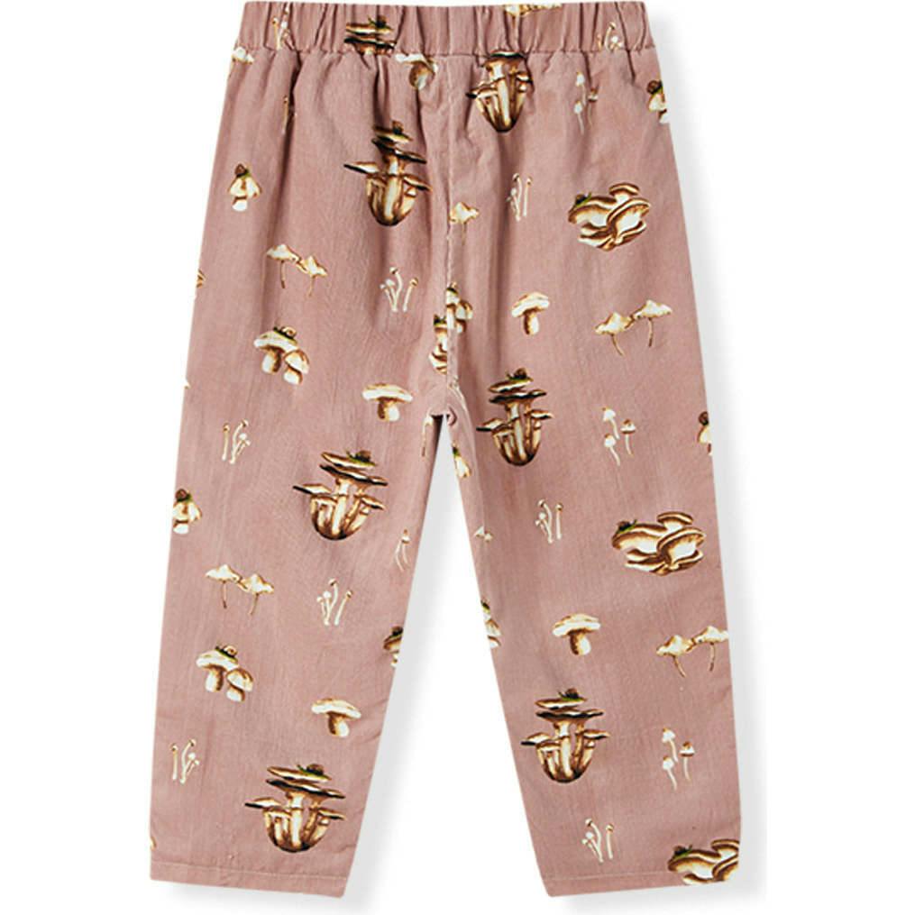Mushroom Corduroy Casual Pants