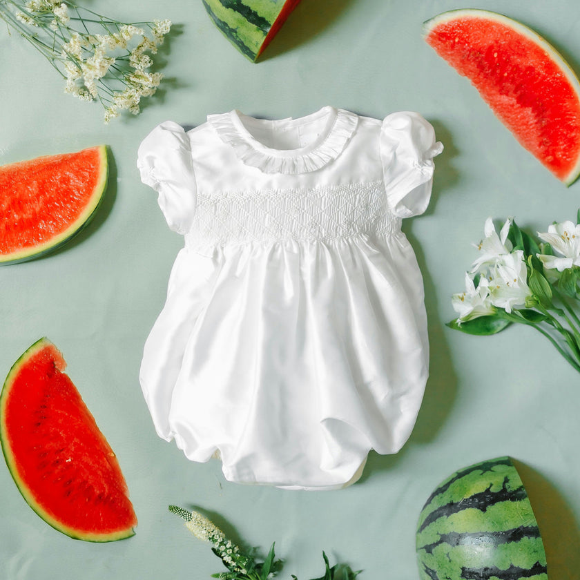 Colombe White Silk Ceremony Baby Bubble