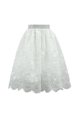 Butterfly Tulle Midi Skirt