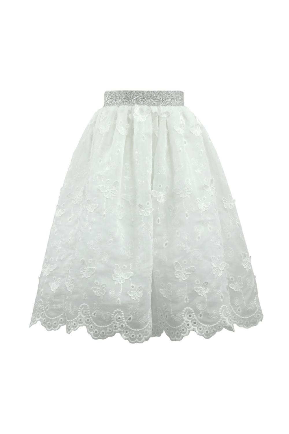 Butterfly Tulle Midi Skirt
