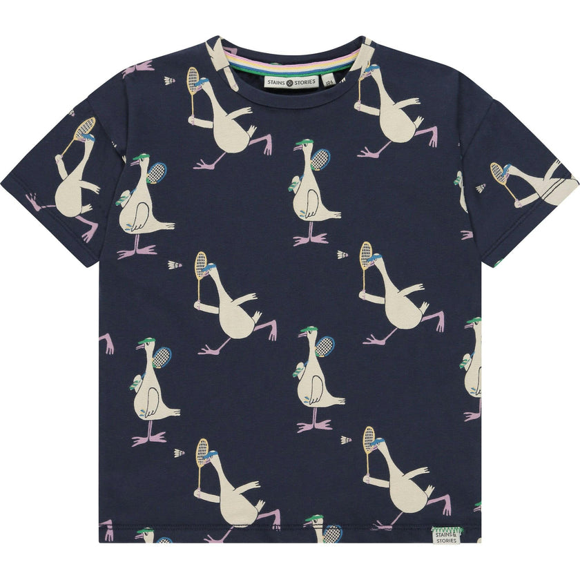 Goose Playing Tennis T-Shirt