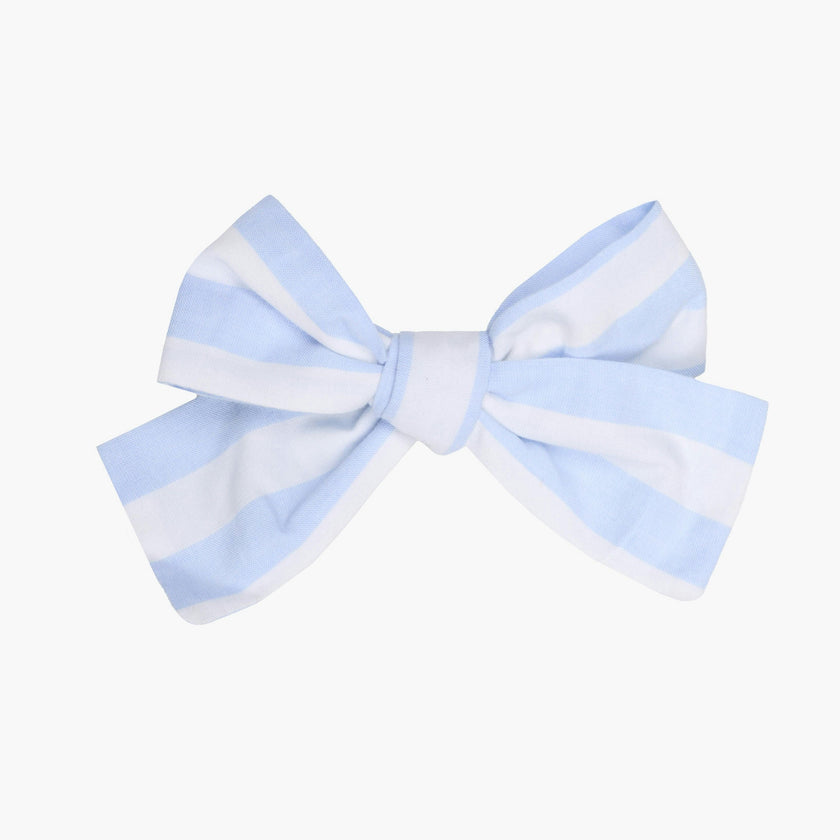 Striped Bow Clip
