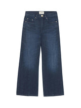 Frankie Low-Slung Wide Leg Jeans | Deep Water