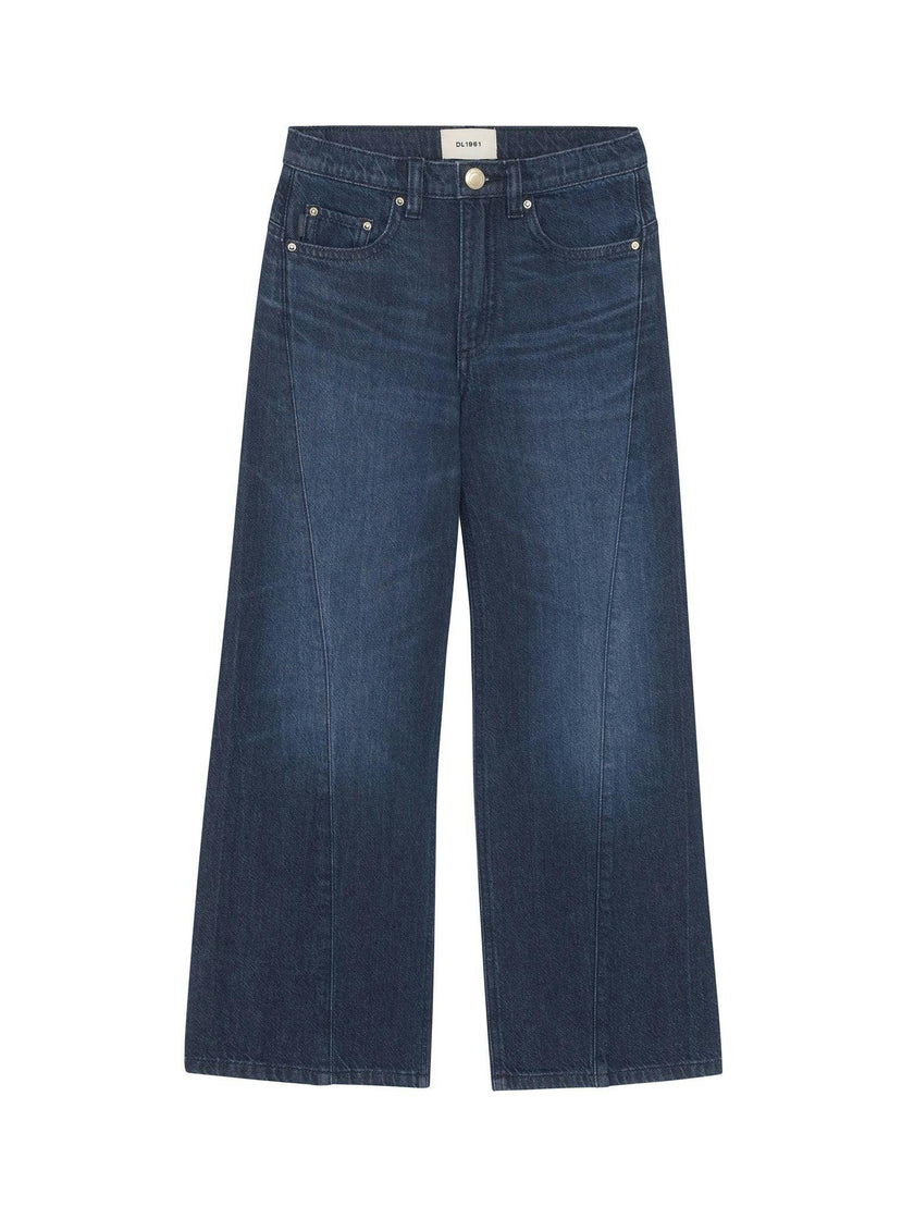 Frankie Low-Slung Wide Leg Jeans | Deep Water