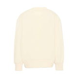 Off White Blurred Bear Crewneck Sweater