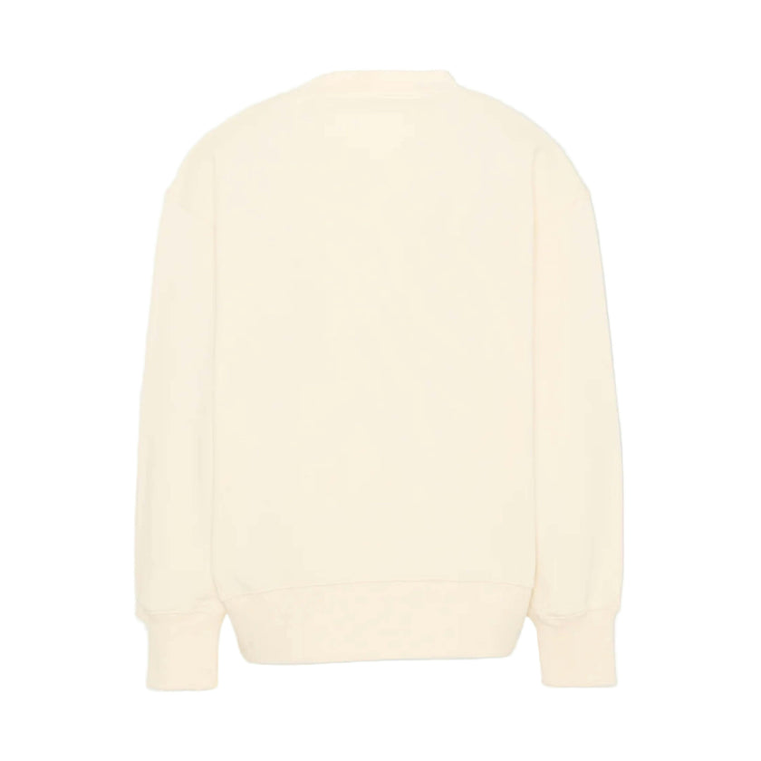 Off White Blurred Bear Crewneck Sweater
