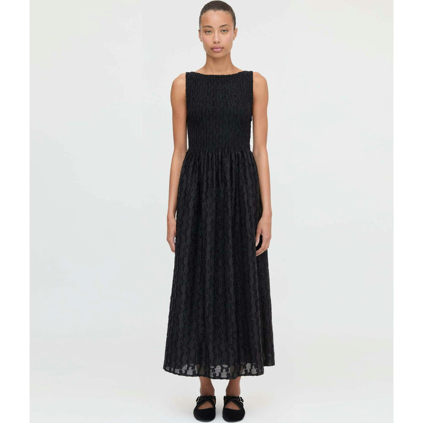 The Cosima Nap Dress - Black Fil Coupé