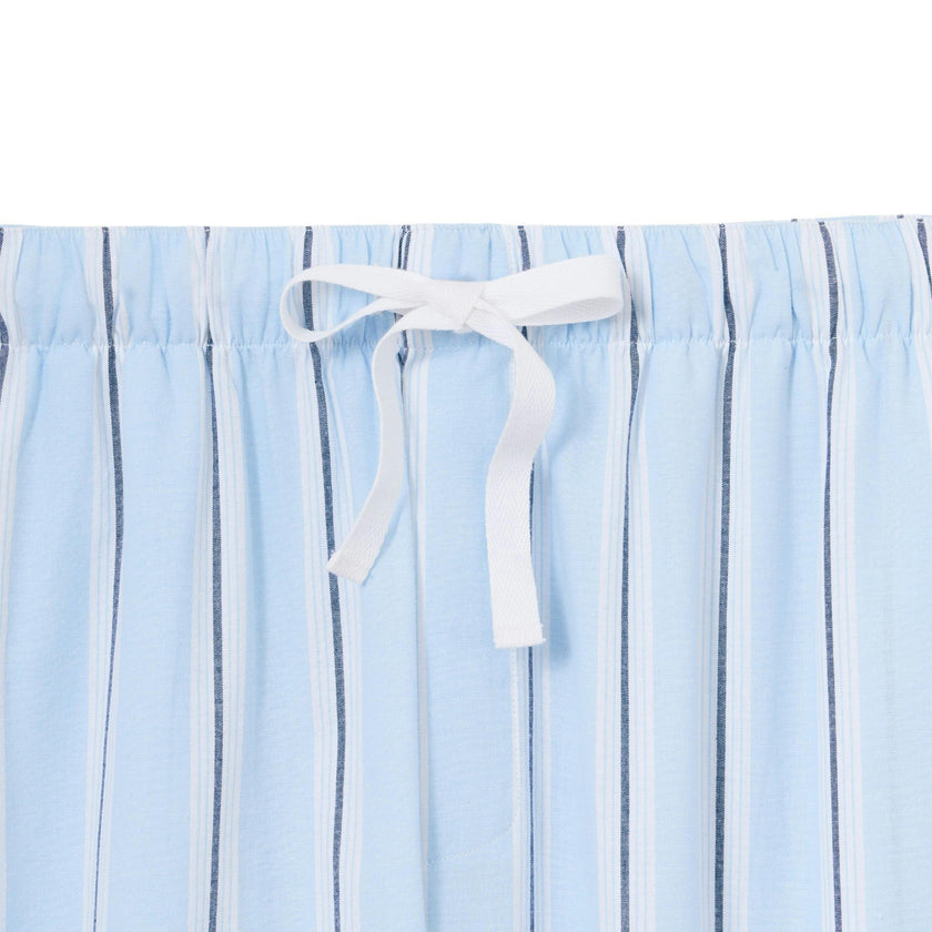Men's Twill Pajama Pants in Coastal Stripe