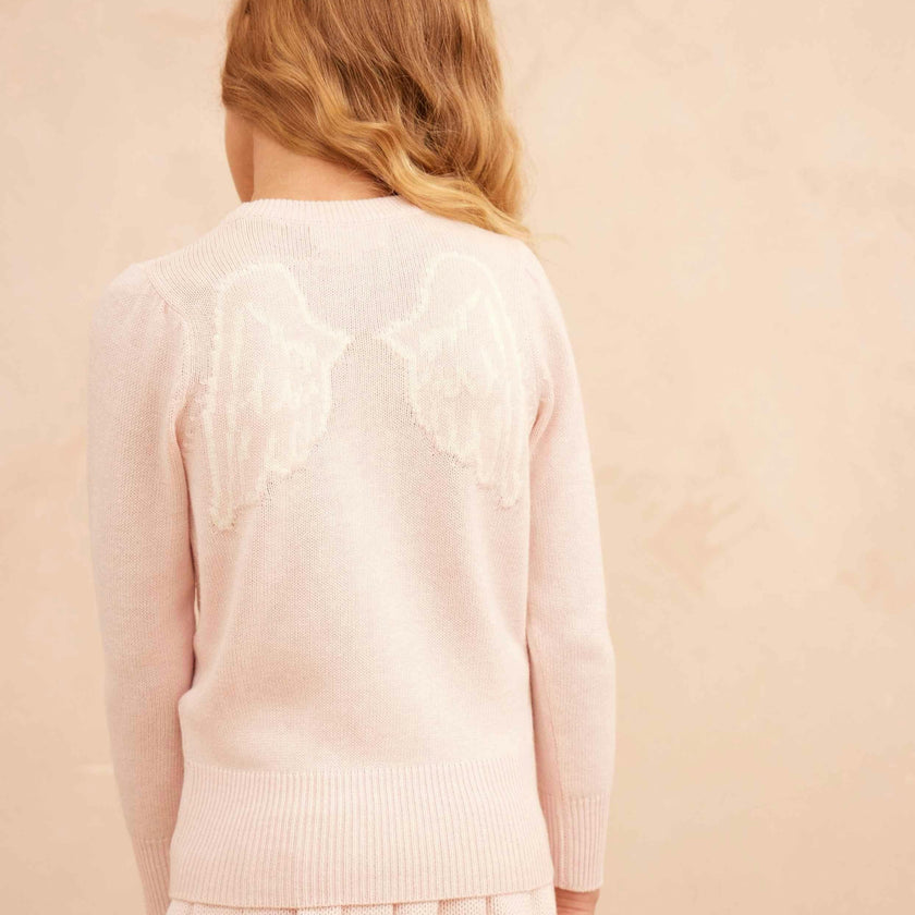 Angel Wings Jumper | Blush