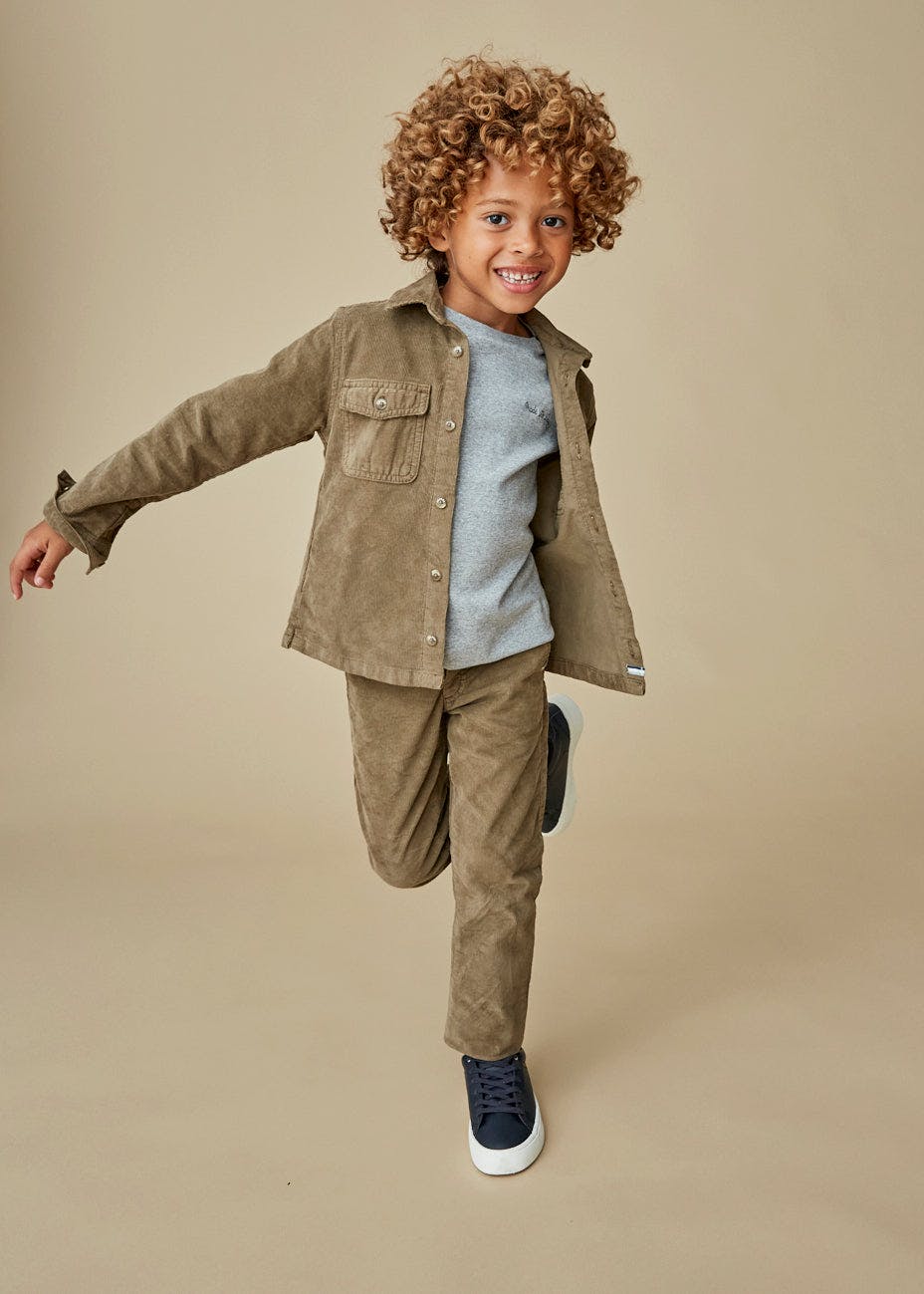The Taupe Corduroy Shirt