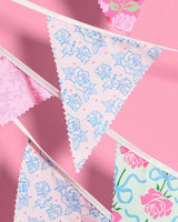 Tea Party Bunting Banner - pastel garland