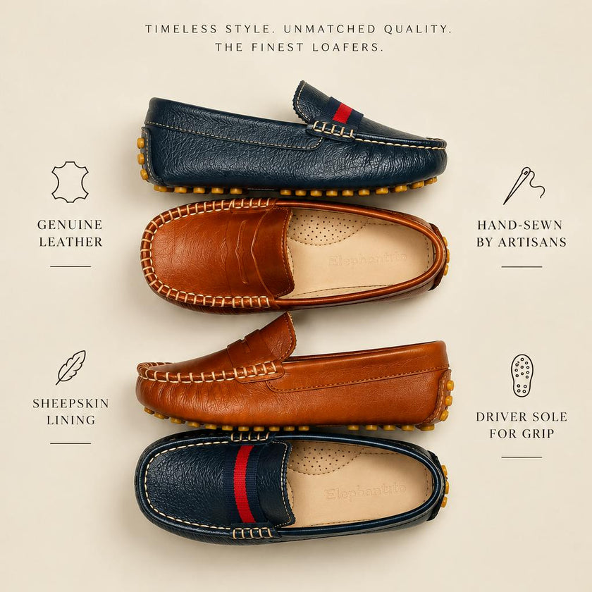 Alex Driver Moccasin | Natural Brown Leather