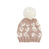 Cheetah Hat - Blush/Cream