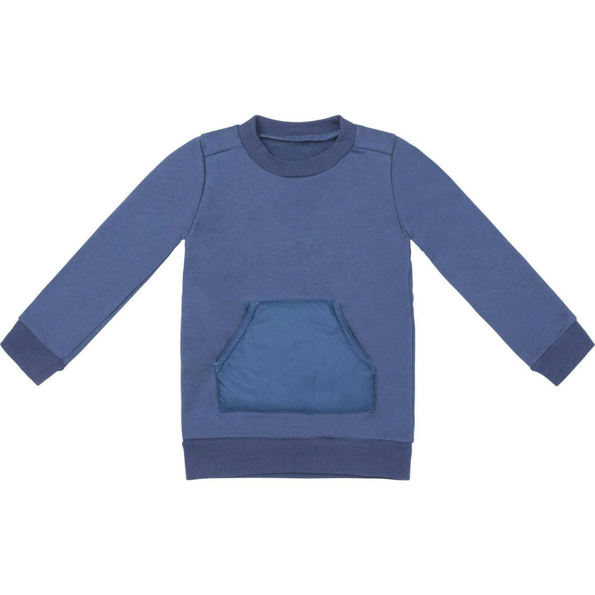 Baby Unisex Puffed Pocket Sweater