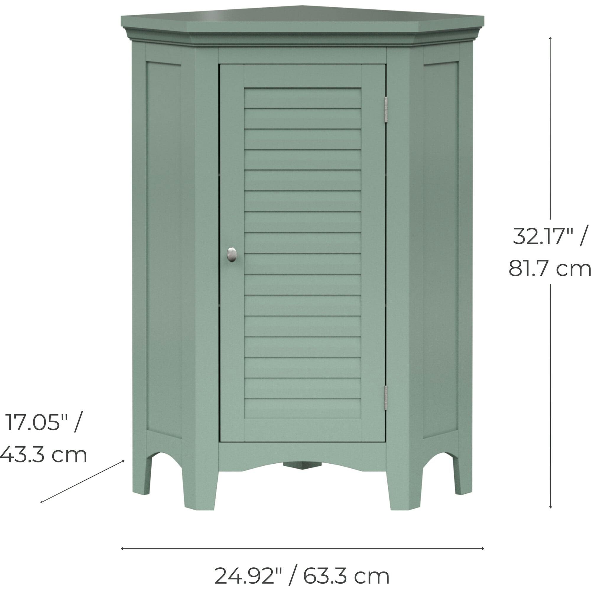 Teamson Home Glancy Corner Floor Cabinet