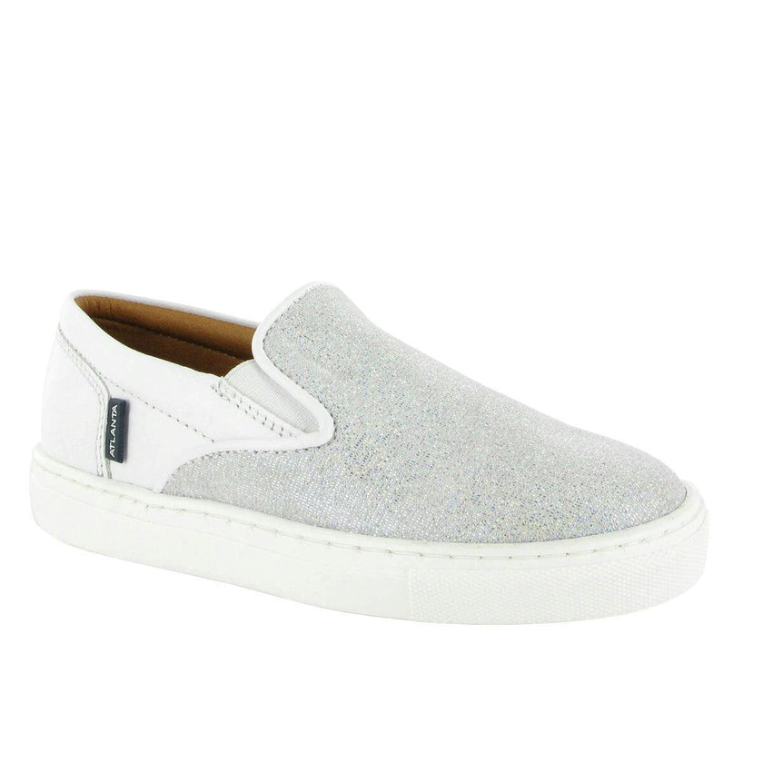 Slip On Sneaker, White Leather