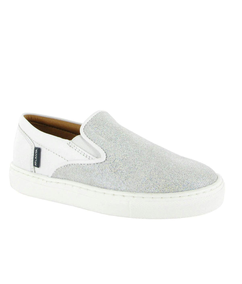 Slip On Sneaker, White Leather
