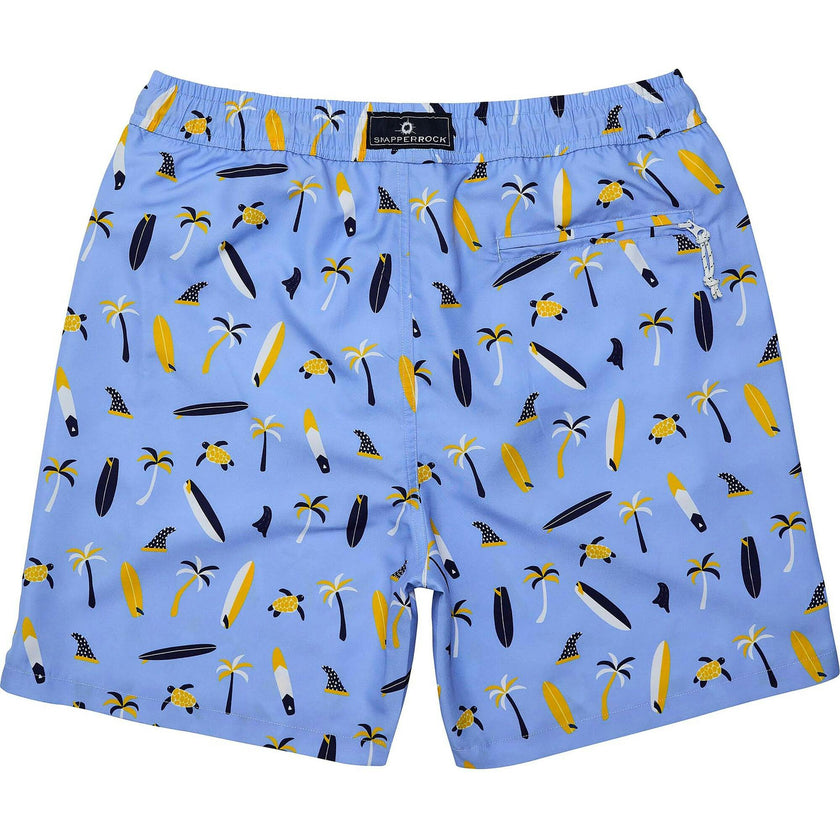 Men's Sustainable Comfort Lined Drawstring Swim Short