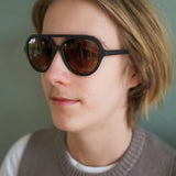 Aviator | Polarized Sunglasses | Adult | 15+ Y | Black