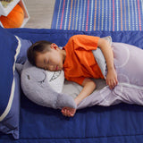 Happy Nappers: Pillow & Sleepy Sack: Med - Grey Shark