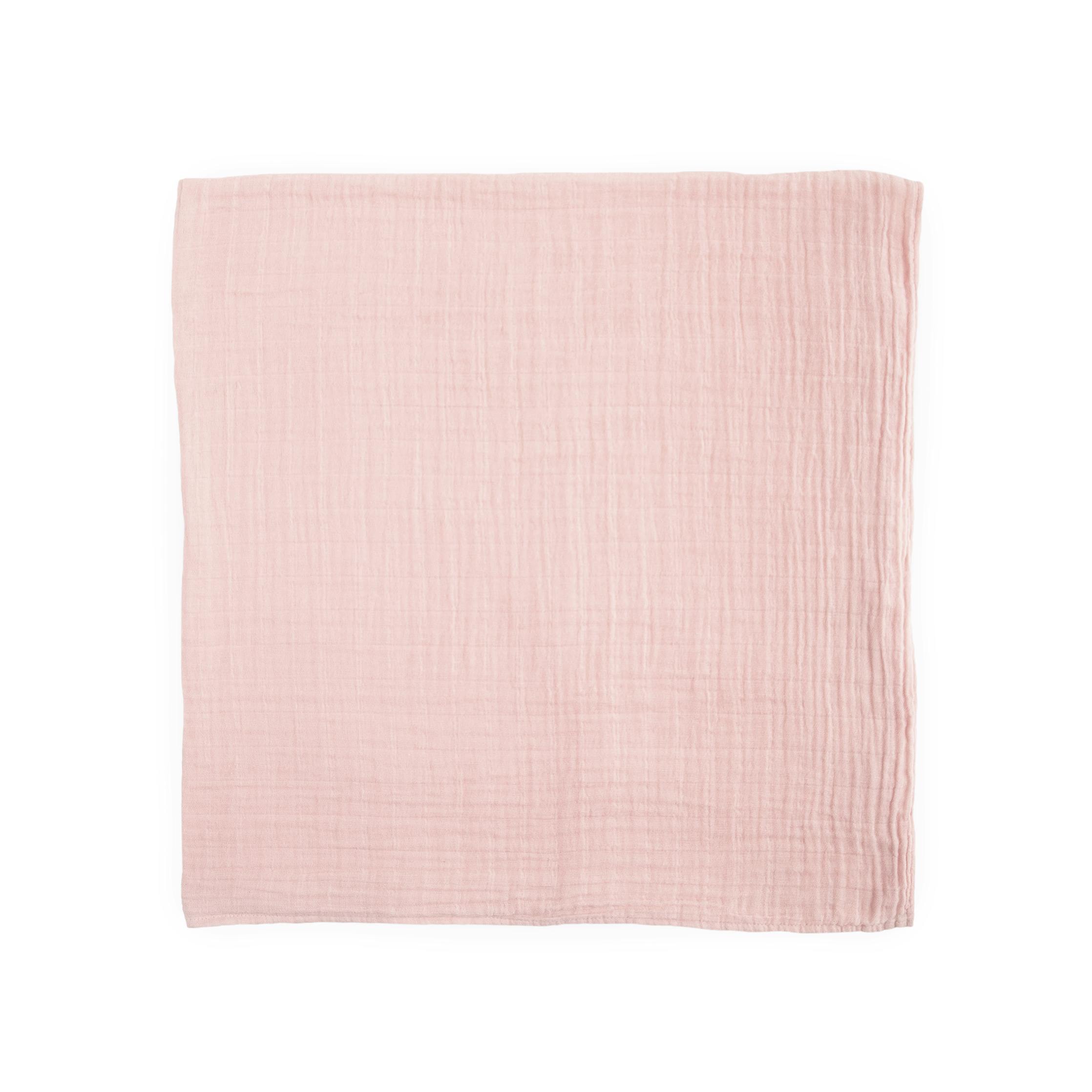 Cotton Muslin Swaddle Blanket 3 Pack - Light Pink