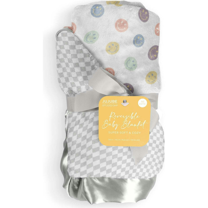 JuJuBe × Studio Oh! Printed Reversible Baby Blankets
