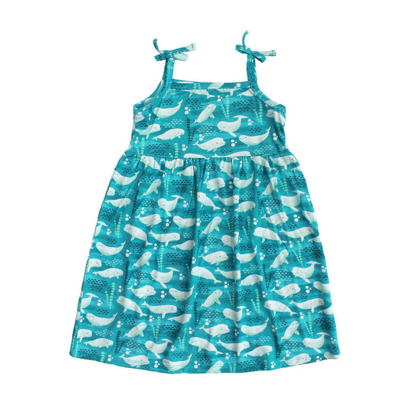 Beluga Whale Bamboo Sundress