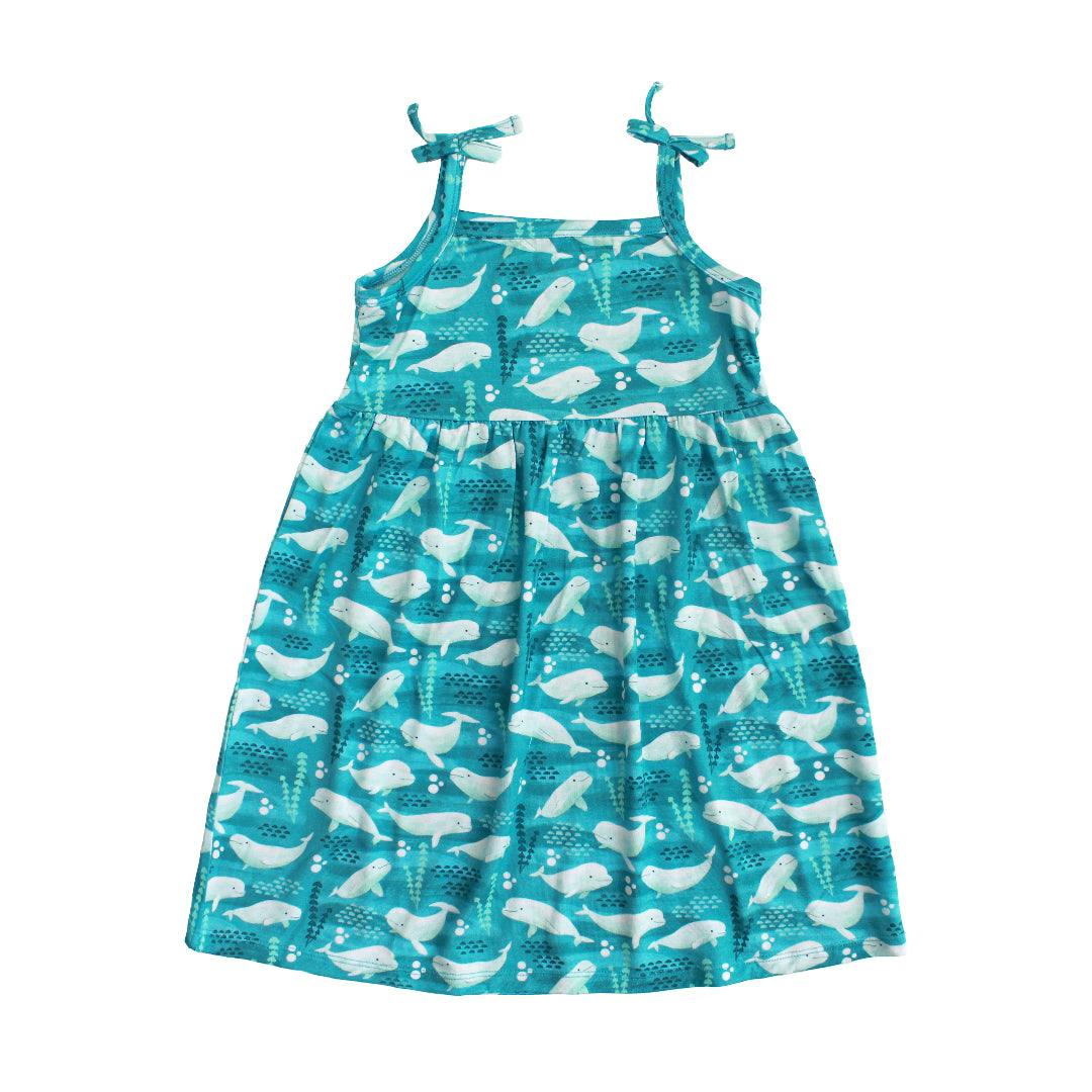 Beluga Whale Bamboo Sundress