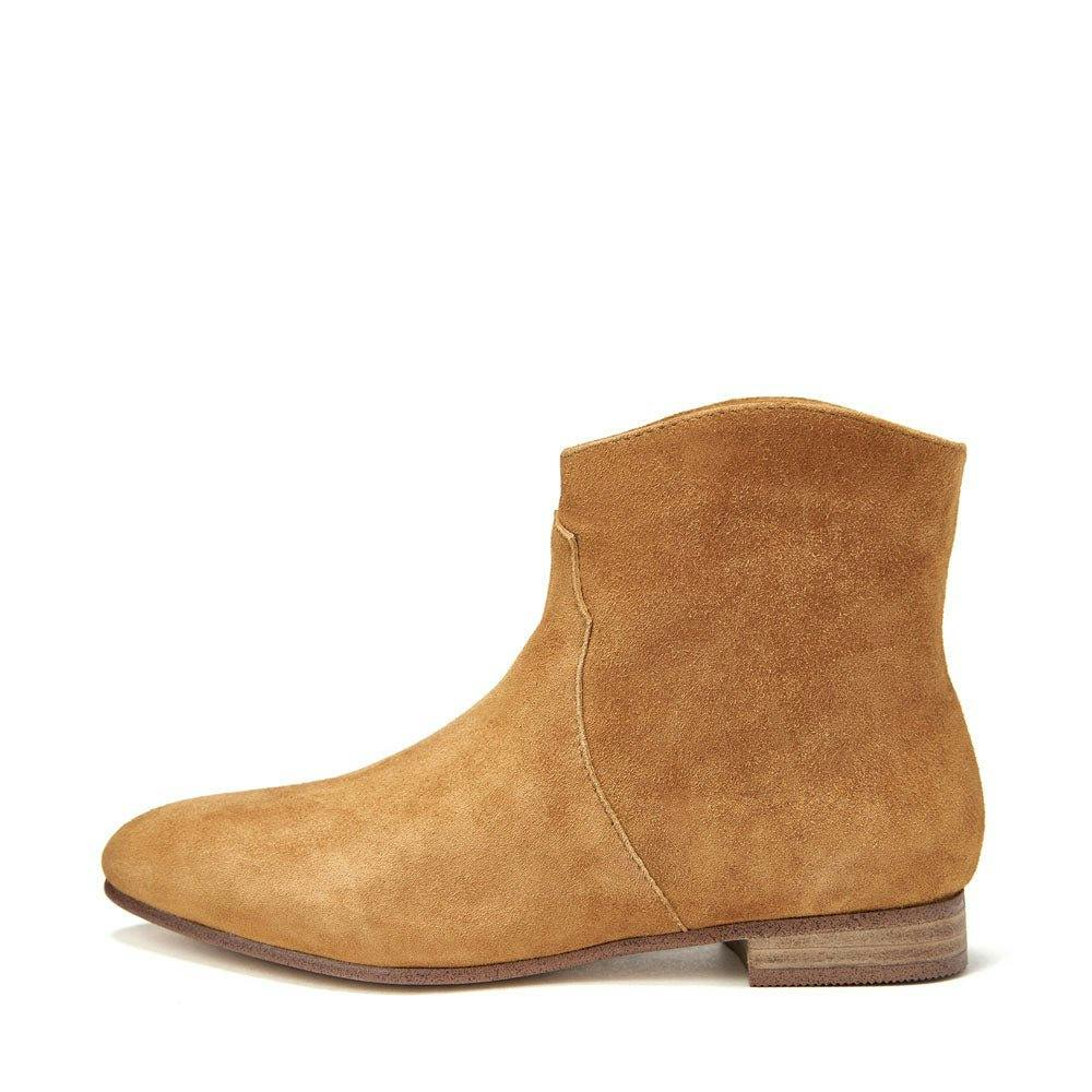 Cassie Velvet Suede Pointed Toe Ankle Boots