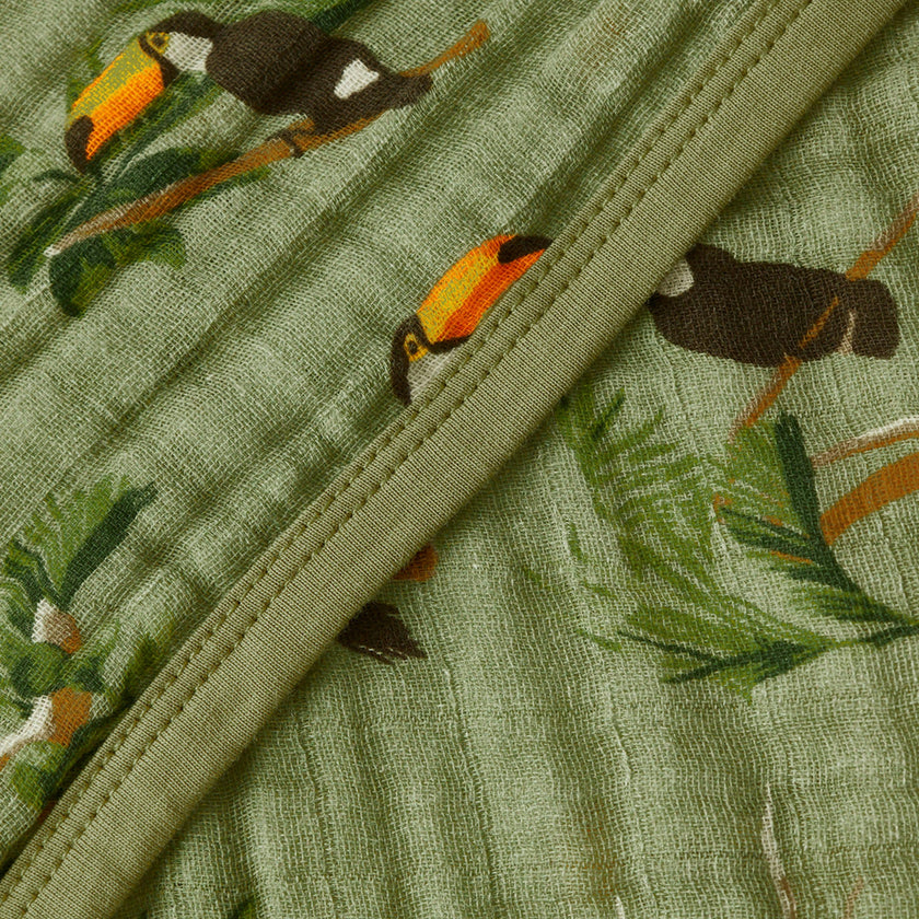 Organic Hooded Swaddle Blanket